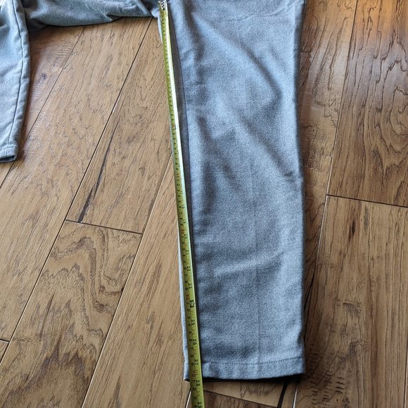 Express High Rise Lined Pleated Dress Pants Gray 2 2R Ankle Petite - Picture 6 of 9